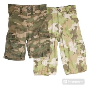 Green Brown Old Navy / Gymboree Camouflage Pant Bundle